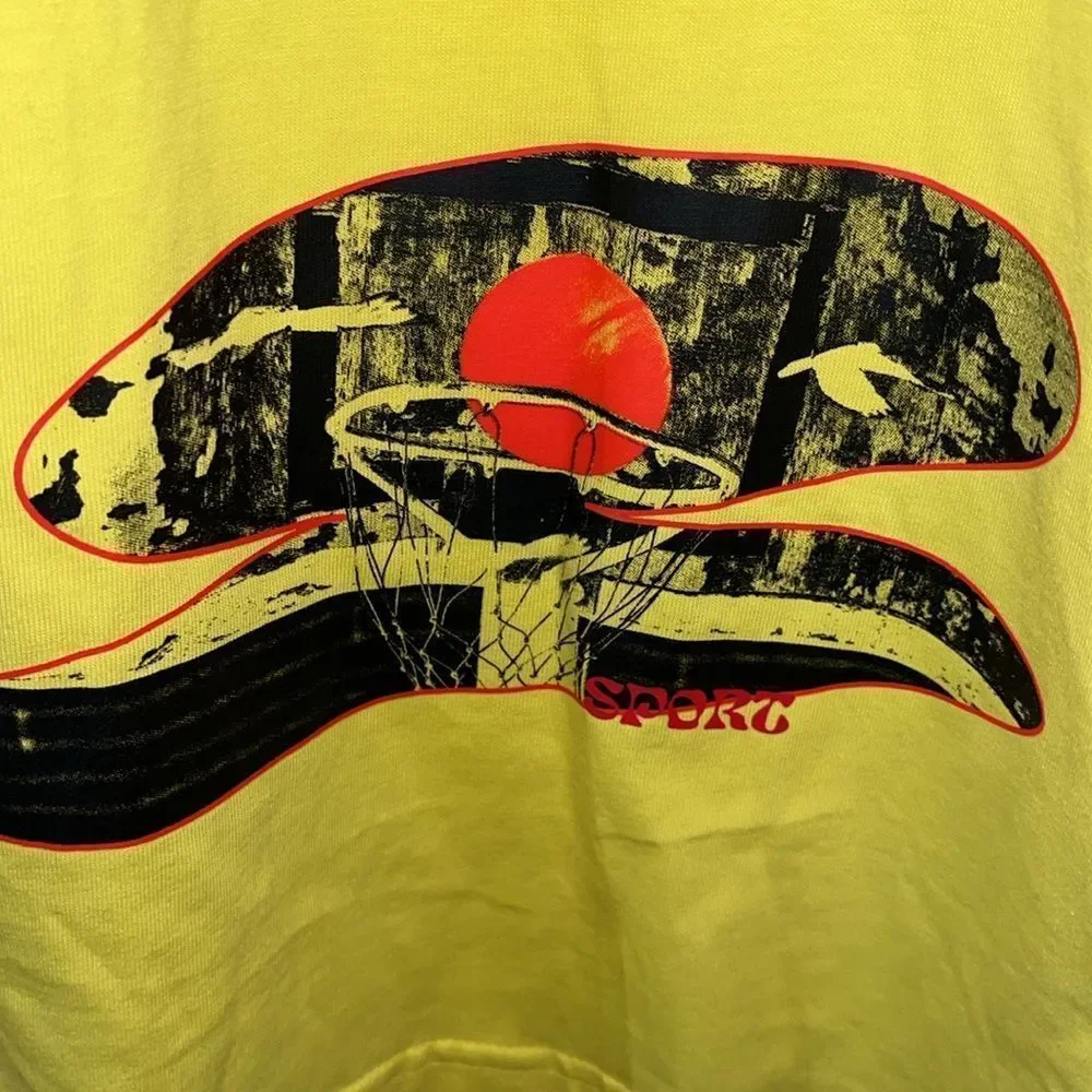 New super soft Yellow adidas photo Basketball universal sport collective T Shirt